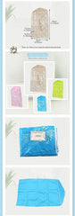 RKPM 16 Compartment Wardrobe Undergarmants, Bra, Socks and More Things Hanging Bag Storage Hanging Bag Organizer - (4 Pieces Blue)