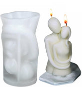 RKPM HOMES Couple Body Shape Candle Molds I 3D Fondant Silicone Wax Mould I for Handmade Aromatherapy Plaster, Soap, Clay, Art Craft Gift Making Tools