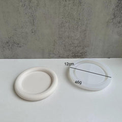 RKPM HOMES Coaster Mould I Silicone Epoxy Resin Deep Casting Tray I for DIY Homemade Ornament Art Crafts Jewelry Storage Box Ring Trinket Container Cups Mats Candle Holder Home Décor (Round)