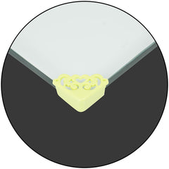 RKPM Baby Child Infant Kids Safety Safe Table Desk Corner Edge Guard Protector (8 Pcs Green)