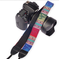 RKPM HOMES Camera Shoulder Neck Strap Vintage DSLR Camera Belt for Nikon Canon Sony Pentax Cameras Classic Blue