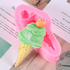 RKPM HOMES Cone Shape Candle Molds I 3D Fondant Ice Cream Pillar Silicone Epoxy Mould I for DIY Handmade Chocolate, Cake Décor, Aromatherapy, Soap, Resin Art Craft Making, Home Party Decoration