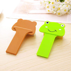 RKPM Pack of 2 Toilet Seat Pad Cover Lifter Lift Handle - Cartoon Print White 2 Pcs