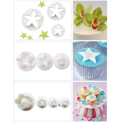 RKPM Set of 33pcs Sugarcraft Cake Decorating Fondant Icing Cutter Plunger