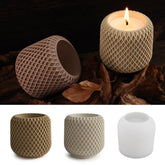 RKPM HOMES Candles Holders Resin Mold I Irregular Mesh Pattern Casting Plant Silicone Epoxy Candlestick Mould I Succulent Concrete Molds for DIY Jewelry Trinket Storage Flowers Plants Pot Decoration (1 Mold)