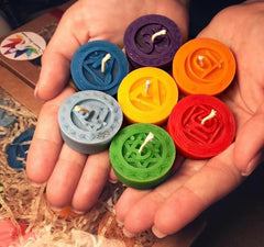 RKPM HOMES Chakra Shape Soap Mold I 3D Fondant Silicone Beeswax Candle Mould I for Handmade Ornament Aromatherapy Cake Décor Lotion Bar Soy Wax Resin Art Craft Making Gifts Home Decoration – Set of 7