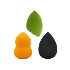 RKPM HOMES Makeup Sponge | Beauty Blender for Face Makeup | Foundation Blending Beauty Sponge | Flawless for Liquid, Cream, Foundation & Powder | Different shapes | Multicolor - 3pcs