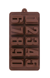 RKPM HOMES Silicone Chocolate Mold Candy Mold Jelly Ice Cube Tray Muffin Sugar Craft Fondant Mold Mould Cake Decorating Tools (Number Mold)