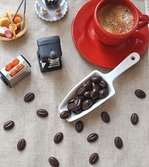 RKPM HOMES Coffee Been Small Shape Chocolate Mould | Silicone Candy Mold | Baking Tools for Cake Chocolate Candy Ice Jelly | Cake Baking Moulds | Bakeware Molds | Brown – 55 Cavity