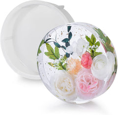RKPM HOMES Large Resin Molds I Deep Casting Silicone Crystal Epoxy Bookends Mould I Flowers Preservation, Office Home Decoration, Desktop Organizer, DIY Home Décor, Art Craft (Round Shape)