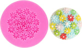 RKPM HOMES Cupcake Fondant Mold I 3D Flower Silicone Chocolate Mould I for DIY Handmade Sugarcraft Cake Decoration, Polymer Clay, Candy, Cookies, Muffin, Soap Resin Wax Making Crafting (RK914)