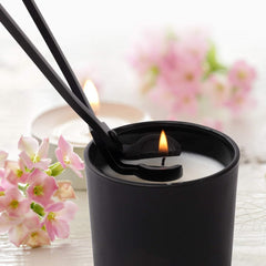 RKPM HOMES Candle Accessory Set - 4 Pcs Stainless Steel Wick Trimmer, Snuffer, Dipper with Storage Tray Plate - Candle Care Tool for Candle & Aromatherapy Lovers