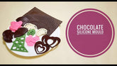 RKPM HOMES Mini Silicone Chocolate Insert Mould Cake Decoration Mould Decor Mould (10 Wing Insert)