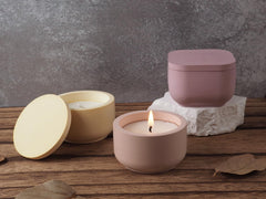RKPM HOMES Candles Holders Resin Mold I Concrete Silicone Epoxy Casting Mould with Lid I for DIY Handmade Necklace Art Crafts Jewelry Storage Box Ring Trinket Container Home Decorations (Round)