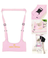 RKPM HOMES Baby Walking Harness Handheld Baby Walker, Adjustable Toddler Walking Assistant Walking Helper for Infant Child, Breathable Stand Up and Walking Learning Helper for Boys Girls (Pink)