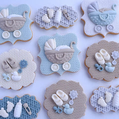 RKPM HOMES Baby Shower Theme Fondant Mold I 3D Newborn Baby Accessories Mini Round Silicone Mould I for DIY Handmade Chocolate Cake Décor Polymer Clay Candy Cookies Cupcake Gummy Resin Art Craft (885)