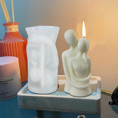 RKPM HOMES Couple Body Shape Candle Molds I 3D Fondant Silicone Wax Mould I for Handmade Aromatherapy Plaster, Soap, Clay, Art Craft Gift Making Tools
