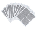RKPM HOMES Window Repair Patch I 3-Layer Strong Self Adhesive Screen Repairs I Waterproof Fiberglass Covering Mesh Tape I Suitable for Repairing Window and Door tears Holes – Silver (2)