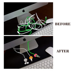 RKPM HOMES Cable Holder Clips Multipurpose Cable Organiser Clip with Double Tape -Multi Color Set of 30 Clips