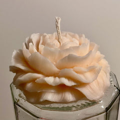 RKPM HOMES Large Peony Flower Shape Candle Mold I 3D Fondant Silicone Epoxy Mould I for DIY Handmade Ornament Chocolate, Aromatherapy, Soap, Resin Art Craft, Home Wedding Party Decoration