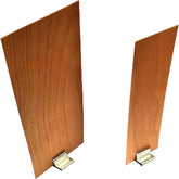 RKPM HOMES Wooden Candle Wick Holder with Metal Base I Cracked Wood Wicks I for Handmade Smokeless Soy & Beeswax Candle Making and DIY Projects Wedding Party Home Décor