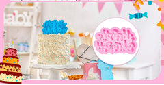 RKPM HOMES Heart Symbol Happy Birthday English Letters Silicone Mold Alphabet Cake Decoration (1 Pcs- Happy Birth Day 3rd Style)