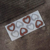 RKPM HOMES Mini Silicone Chocolate Insert Mould Cake Decoration Mould Decor Mould (8 Love Insert)