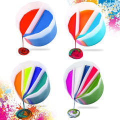 RKPM HOMES Split Cup Set I Silicone Paint Pour Cup with 2-5 Channels Dividers I Reusable I Sectioned for Multicolor DIY Pours with Resin, Paint, Art Crafts Fluid Epoxy Oil Painting Making - Pack of 4