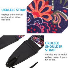 RKPM HOMES Guitar Strap I Soft Straps with PU Leather Ends I Adjustable Ultra Comfortable Belt I Modern Printed Design I for Electric, Acoustic, Bass, Classic Guitar, Ukulele (Printed)