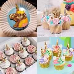 RKPM HOMES Chocolate Mould I Unicorn and Rainbow Shape 3D DIY Fondant Silicone Candy Mold I Baking Tools for Cake Chocolate Candy Ice Jelly Soap I Cake Baking Moulds I Bakeware Molds – Set of 2