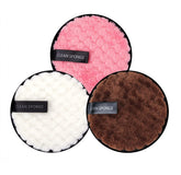 RKPM HOMES Reusable Makeup Remover Pads | Double-Sided Multi-functional Soft Fiber | Cleansing Pads for Facial, Eye, Foundation Simple Makeup Remover | Safe for Dry & Sensitive Skin (Set of 3)