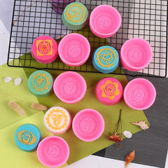 RKPM HOMES Chakra Shape Soap Mold I 3D Fondant Silicone Beeswax Candle Mould I for Handmade Ornament Aromatherapy Cake Décor Lotion Bar Soy Wax Resin Art Craft Making Gifts Home Decoration – Set of 7