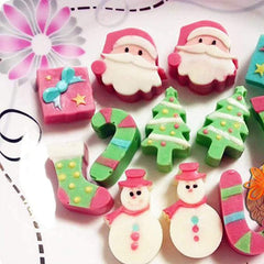 RKPM HOMES Christmas Chocolate Mould | Christmas Tree, Santa Claus, & Head Gift Silicone Candy Mold | Baking Tools for Cake Chocolate Candy Ice Jelly | Cake Baking Moulds | Brown – 15 Cavity
