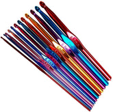 RKPM HOMES® Crochet Hooks Set, 12 Sizes Aluminum Ergonomic Knitting Needles Kit Weave Yarn Craft Set, 2mm -8mm, for Women (Set of 12) Multicolor