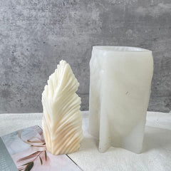 RKPM HOMES Candle Mold I 3D Fondant Large Coral Leaf Shell Silicone Epoxy Mould I for DIY Handmade Ornament Chocolate, Cake Décor, Aromatherapy, Soap, Polymer Clay Resin Art Craft Making
