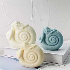 RKPM HOMES Conch Girl Shape Candle Mold I 3D Seaside Naked Snail Women Silicone Wax Mould I Female Snail Molds for DIY Handmade Ornament Cake Décor, Aromatherapy, Soap, Resin Art Craft Making