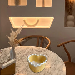 RKPM HOMES Candle Holders Vase Resin Mold I 3D Wave Heart Shape Casting Silicone Epoxy Candlestick Mould I Concrete Molds for DIY Handmade Storage Box Plaster Art Crafts Flower Plant Holder Home Décor