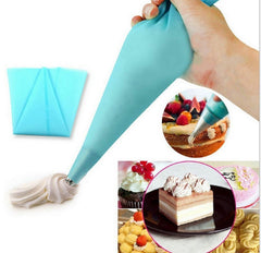 RKPM Cake Decoration Silicone Icing Piping Bag for Cake/Cupcake/Pastry/Icecream Decorating Tool Icing Bag 2 Pcs (Reusable)