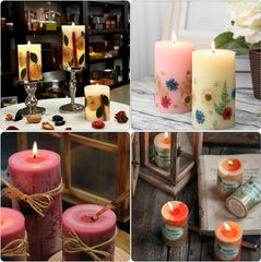 RKPM HOMES 3 Sizes Cylinder Tealight Candle Holder Mold I 3D Fondant Pillar Silicone Epoxy Mould I for DIY Handmade Ornament Chocolate, Cake Décor, Aromatherapy, Soap, Resin Art Craft Making, Home Decoration