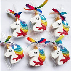 RKPM HOMES Unicorn Head Shape Chocolate Mould I Unicorn 3D DIY Fondant Silicone Candy Mold I Baking Tools for Cake Chocolate Candy Ice Jelly Soap I Cake Baking Moulds I Bakeware Molds - 6 Cavity