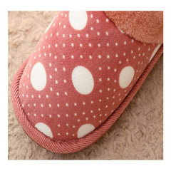 RKPM Delux Autumn And Winter Cotton Stars Slippers Non-Slip Unisex Home Slippers Red Skin 40-41