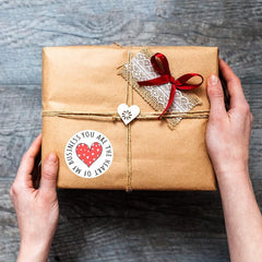 RKPM HOMES You are The Heart of My Business with Love Design Stickers I Round Supporting Small Business Sticker I for Baking, Handmade, Gift Packaging, Envelope Seals I 1.5 Inch – 500 Pcs