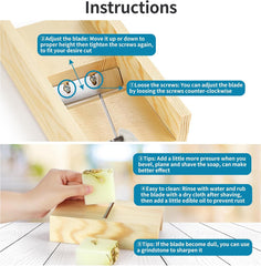 Sanbege Soap Beveler Planer, Soap Trimming Tool, Soap Shaver Tool for Soap Making, Handmade Candle Loaf