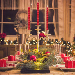 RKPM HOMES Bamboo Rod Texture Screw Candle Mold I 3D Transparent Long Column Shape Pillar Acrylic Candlestick Wax & Beeswax Mould I for DIY Handmade Ornament Cake Décor Aromatherapy Home Decoration