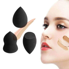 RKPM HOMES Makeup Sponge | Beauty Blender for Face Makeup | Foundation Blending Beauty Sponge | Flawless for Liquid, Cream, Foundation & Powder | Different shapes | Multicolor - 3pcs