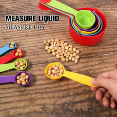 RKPM HOMES Measuring Cups and Spoons Set of 10 Metric Measurement for Baking/Cooking, Food Grade (Measuring Spoon Set of 10)