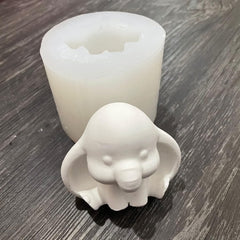 RKPM HOMES Animal Candle Mold I 3D Fondant Dumbo Elephant Shape Silicone Epoxy Mould I for DIY Handmade Ornament Chocolate Cake Décor Aromatherapy Soap Resin Art Crafts Home Party Decoration