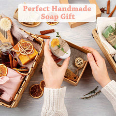 RKPM HOMES 6 Cavities Silicone Soap Molds, Homemade Soap Making Chocolate Baking Molds (Oval Patten Silicone Mold)
