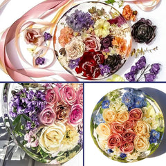 RKPM HOMES Large Resin Molds I Deep Casting Silicone Crystal Epoxy Bookends Mould I Flowers Preservation, Office Home Decoration, Desktop Organizer, DIY Home Décor, Art Craft (Round Shape)