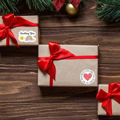 RKPM HOMES You are The Heart of My Business with Love Design Stickers I Round Supporting Small Business Sticker I for Baking, Handmade, Gift Packaging, Envelope Seals I 1.5 Inch – 500 Pcs